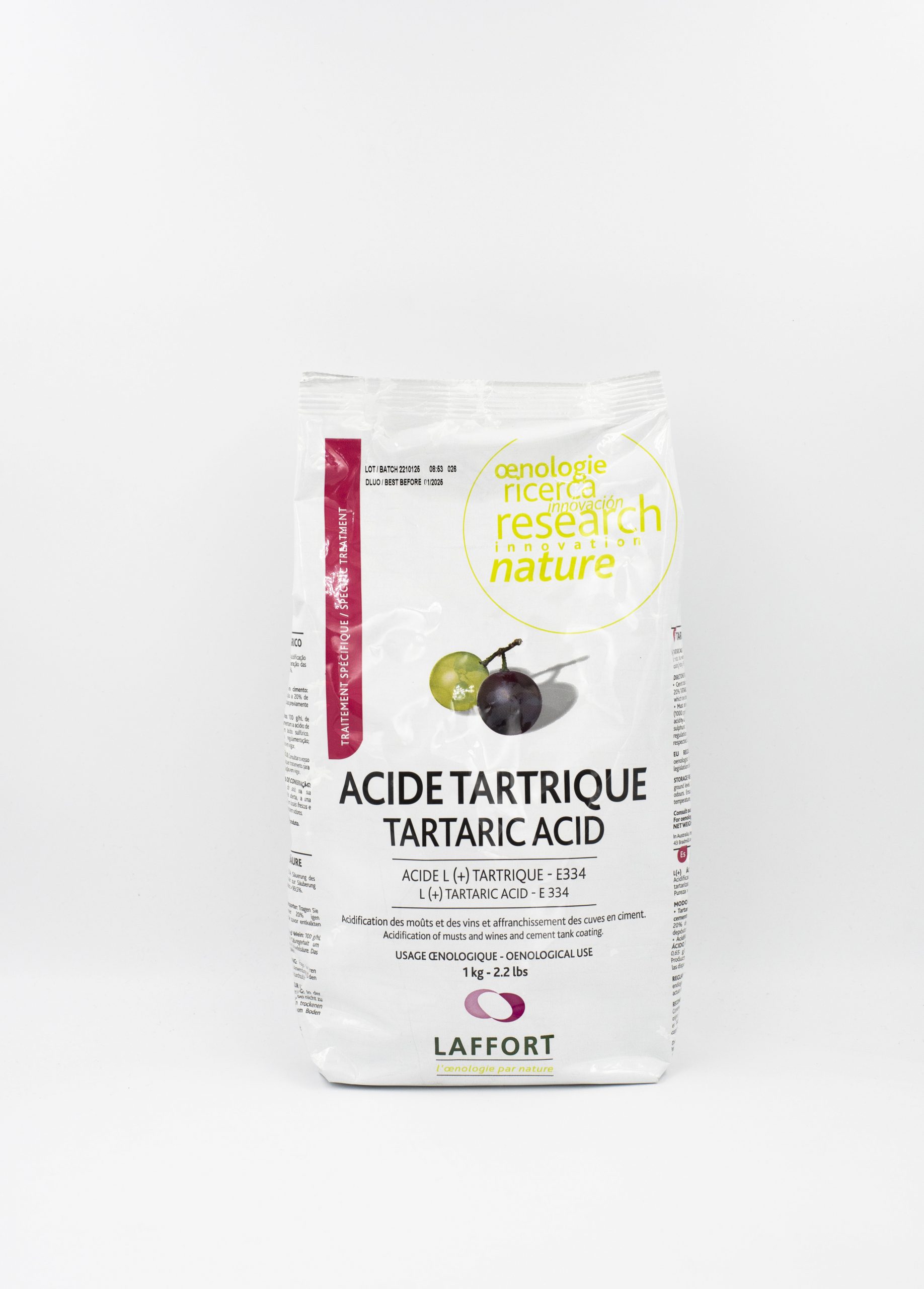 Àcid Tartàric 25 Kg