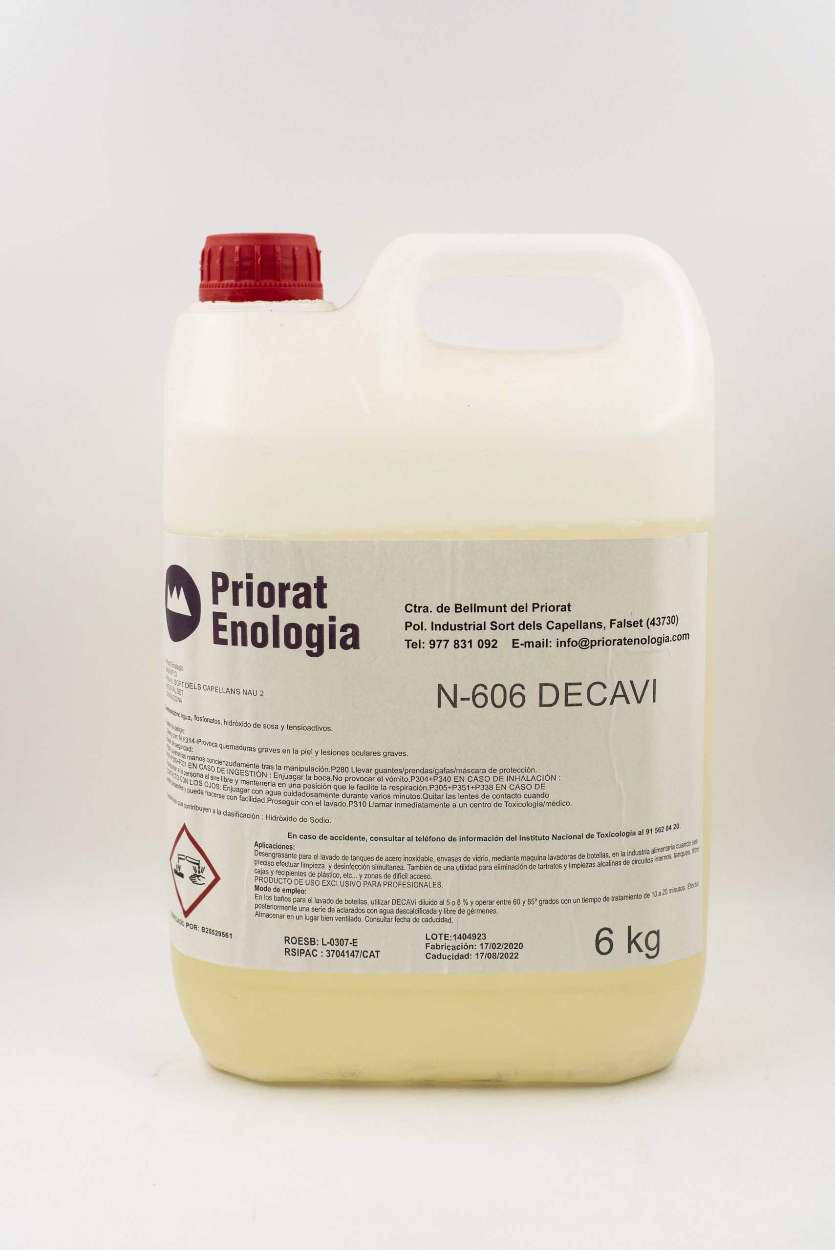 Decavi 6 Kg  (Destartarizant)