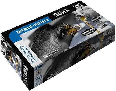 Caixa 50 Guants D’un Sol ús Nitril 580NR GRIPPAZ 8/M